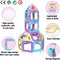 Magnetic Tiles Toys for 3 4 5 6 7 8+ Year Old Boys Girls Upgrade Macaron Castle Blocks Building Set for Toddlers STEM Creativity/Educational Toys for Kids Age 3-6 Christmas Birthday Gifts